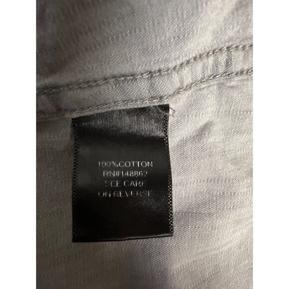 Torrid Taylor Dark Grey Denim Heart Button Front Shirt Women's 1X - Picture 12 of 13